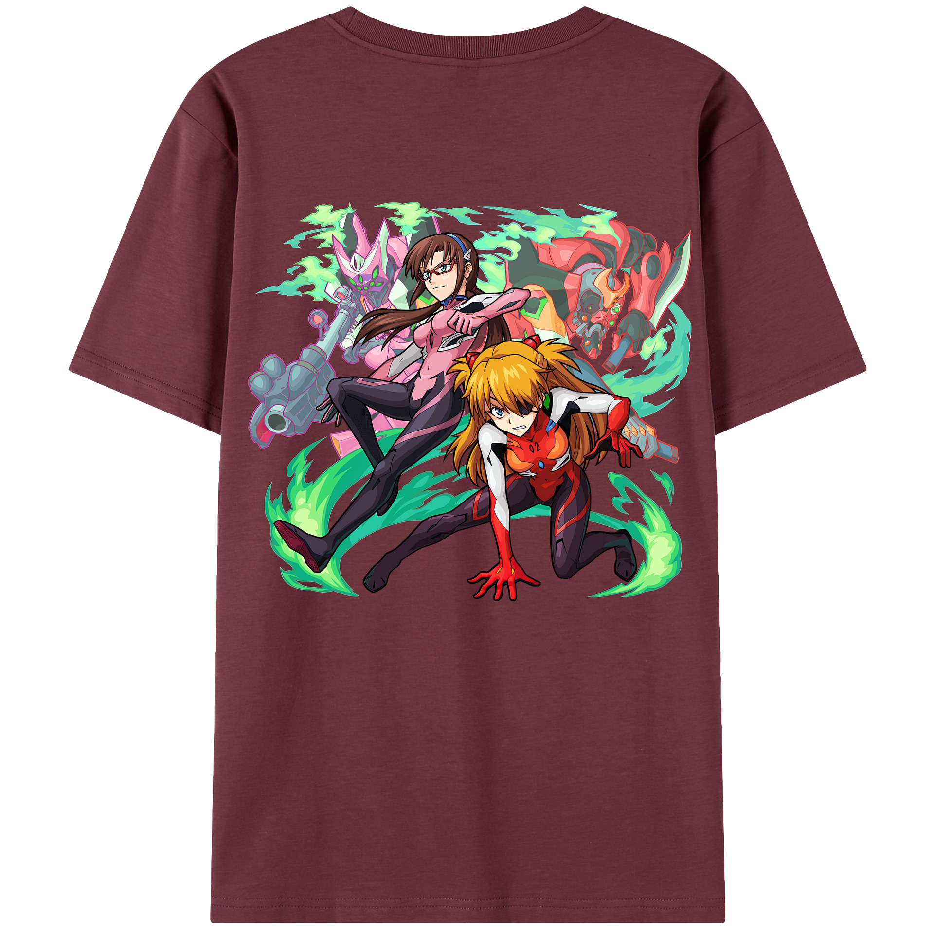 （画像用） EVA 新世紀エヴァンゲリオン 綿100％半袖Tシャツ（背面プリント）